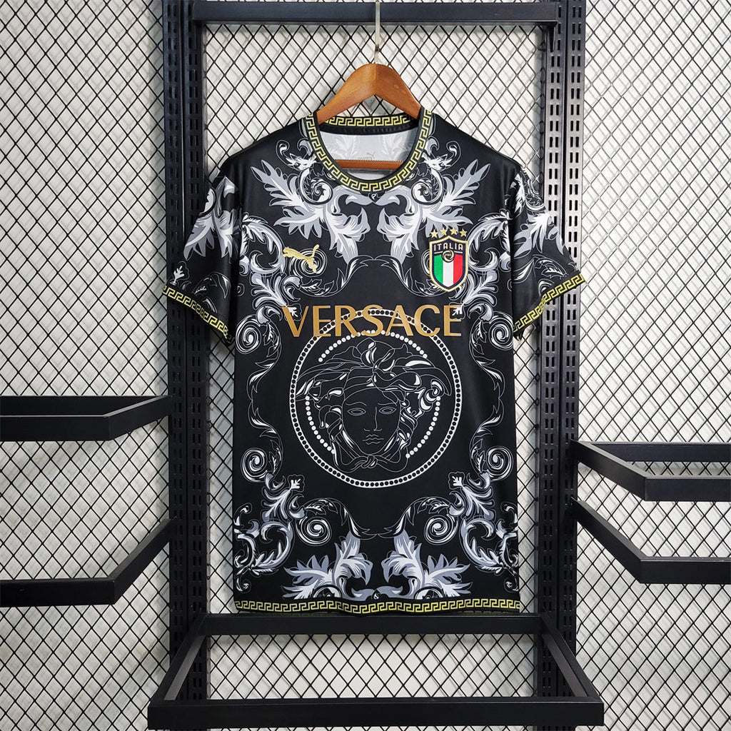 MAILLOT ITALIE CONCEPT EDITION VERSACE NOIR