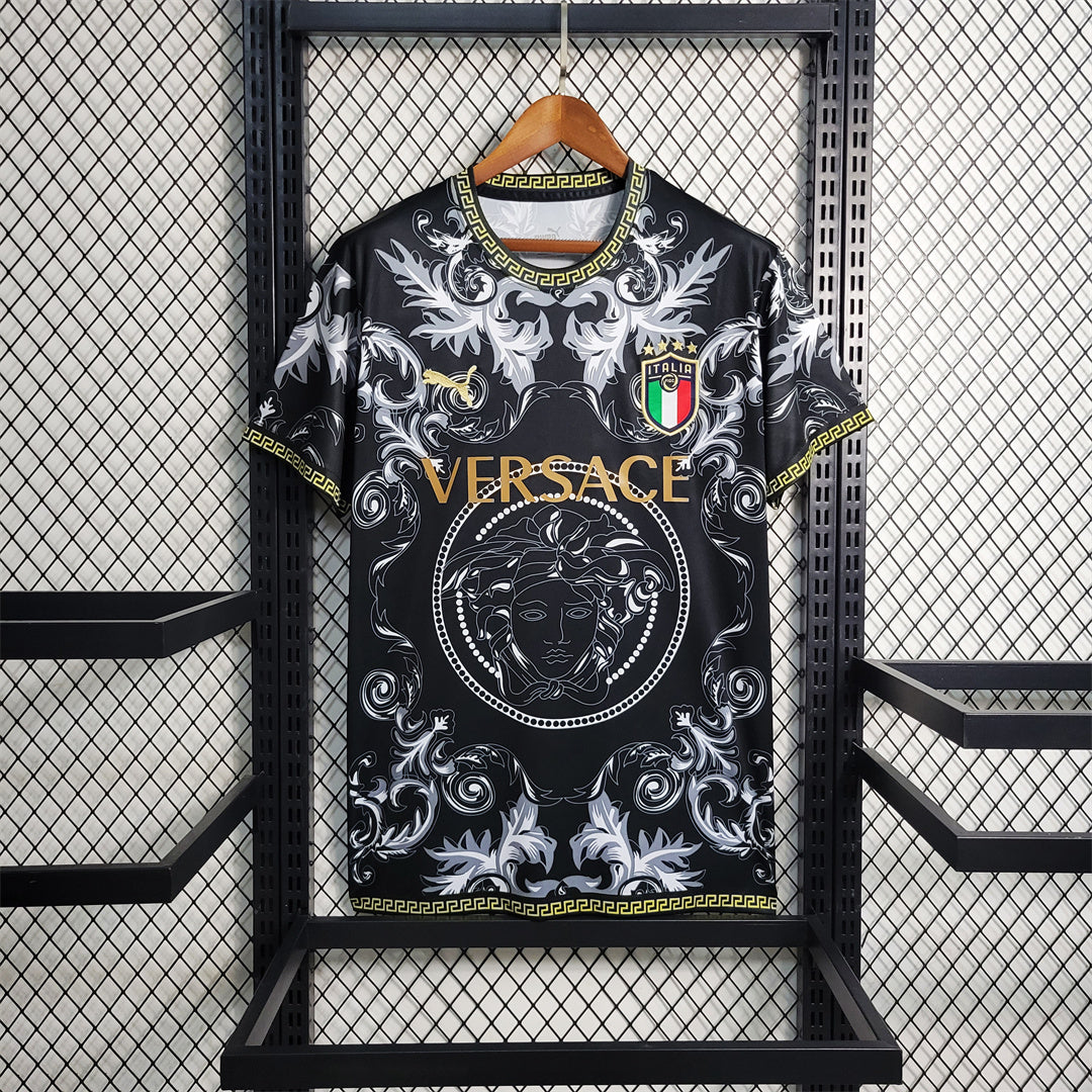 MAILLOT ITALIE CONCEPT EDITION VERSACE NOIR